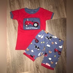 Boys Hayley Farm Pajamas Shorts/Short Sleeve
